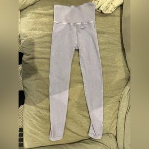 Free people purple high rise 7/8 good karma leggings
